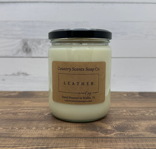 Leather Candle