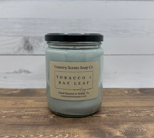 Tobacco + Bay Leaf Candle