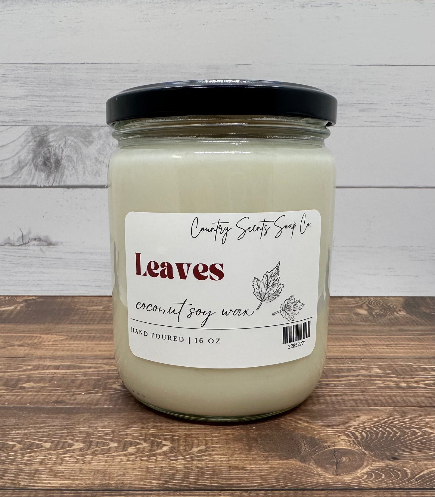 Leaves Candle