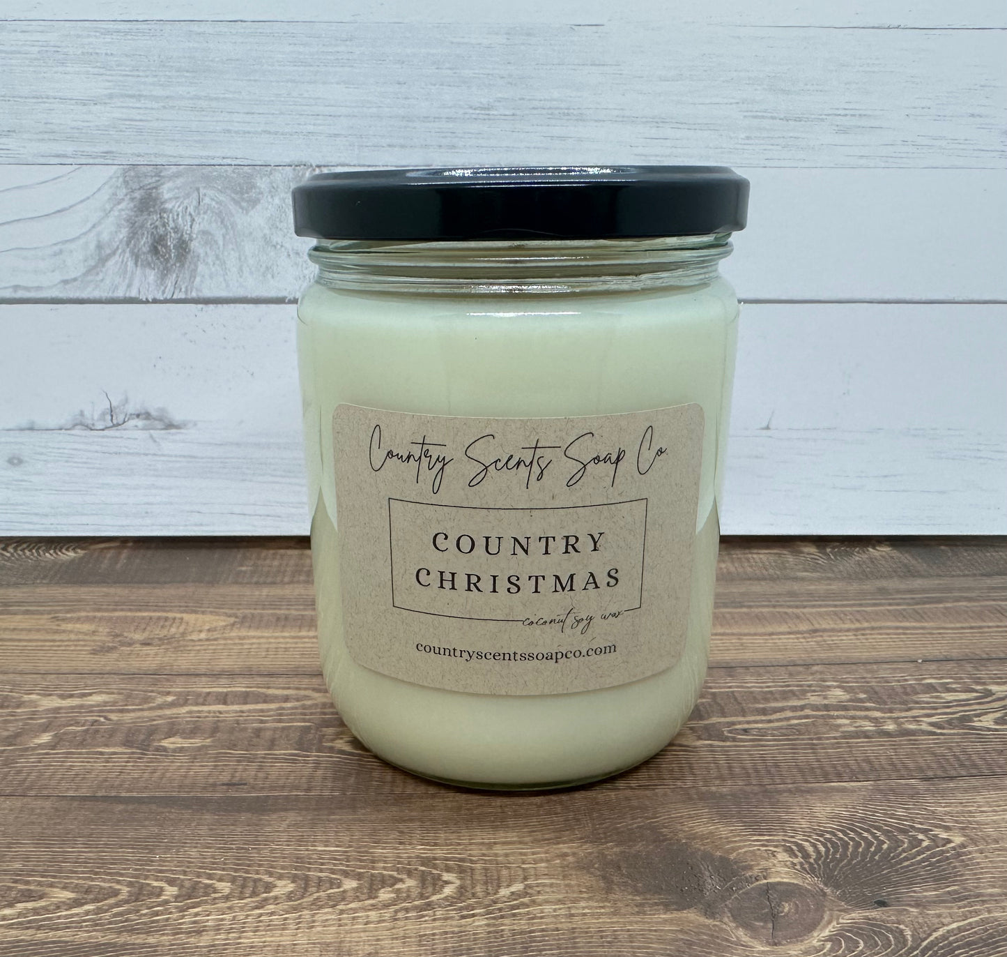 Country Christmas Candle