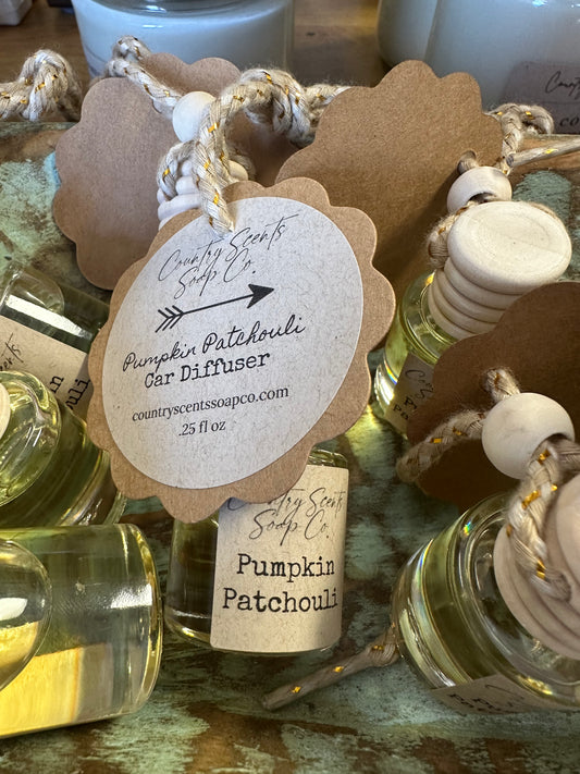 Pumpkin Patchouli Car Diffuser