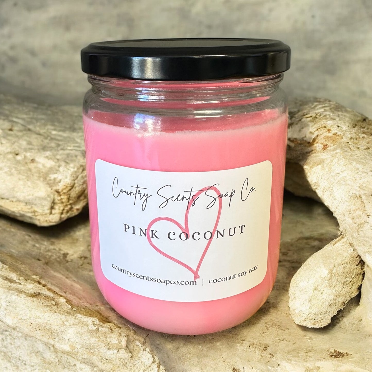 Pink Coconut Candle