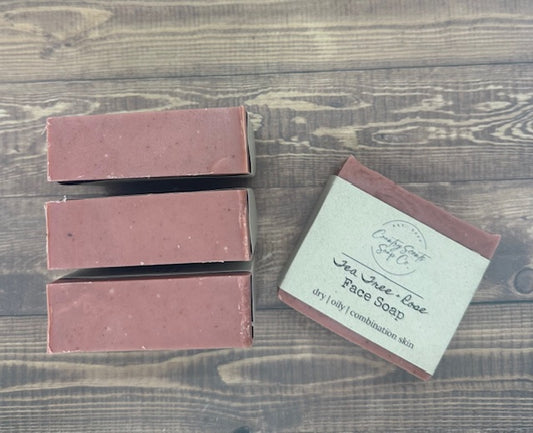 Tea Tree + Rose Face Soap