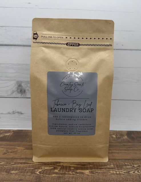 Laundry Soap - Tobacco + Bay Leaf