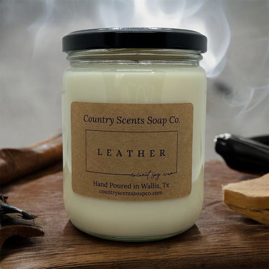 Leather Candle