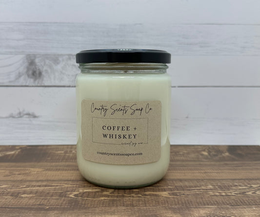 Coffee + Whiskey Candle
