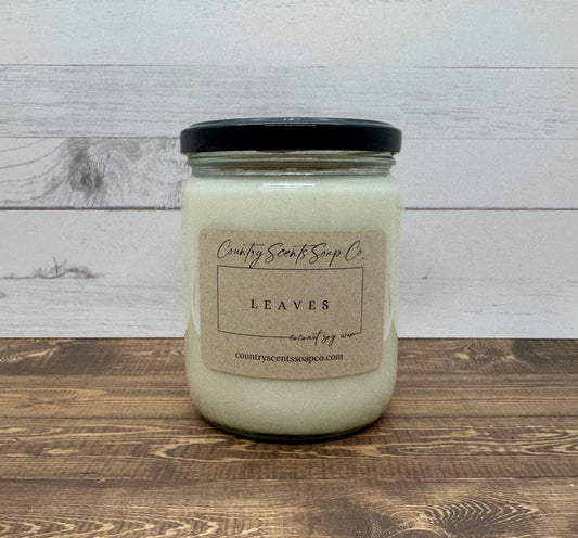 Leaves Candle