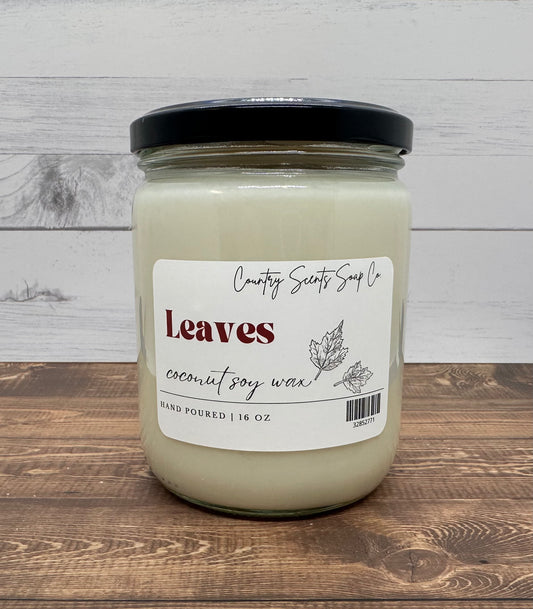 Leaves Candle