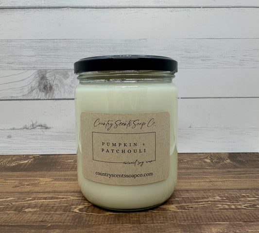 Pumpkin + Patchouli Candle