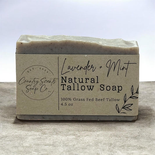Lavender + Mint Tallow Soap