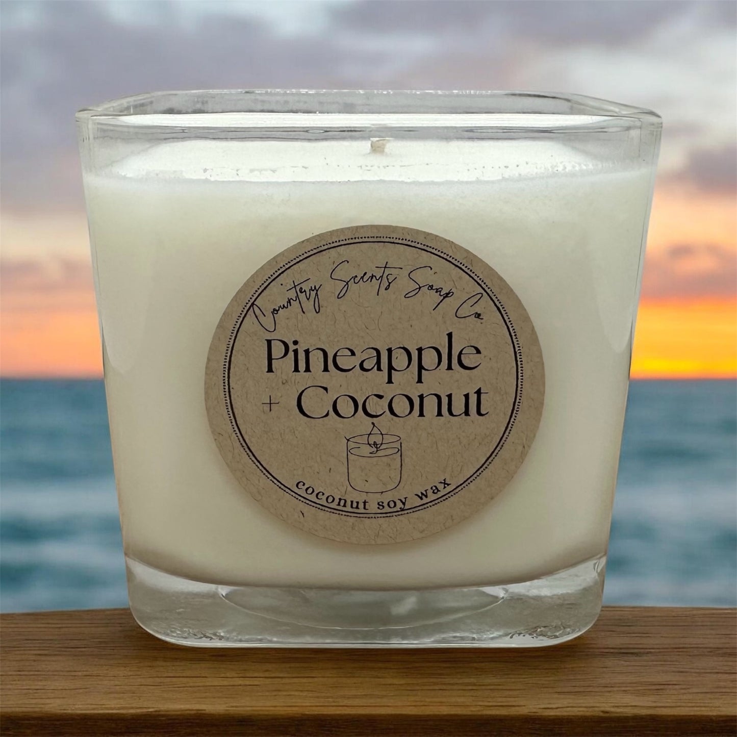 Pineapple + Coconut Candle